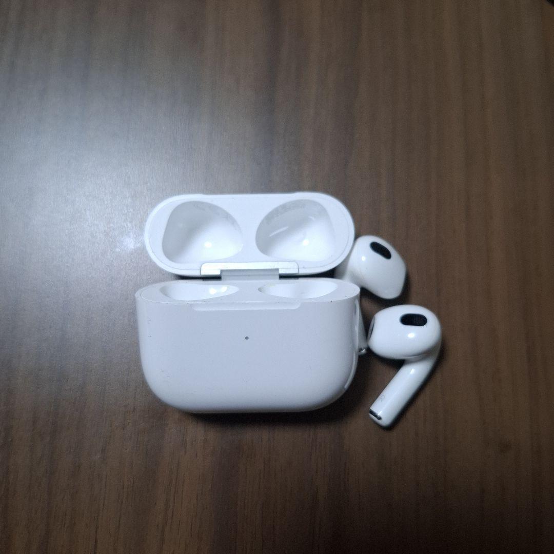 【動作確認済み】AirPods 3世代 本体、箱、ケース付き