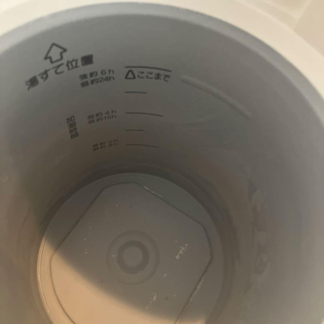 【動作確認済】ZOJIRUSHIスチーム式加湿器 ホワイト象印EE-RR50