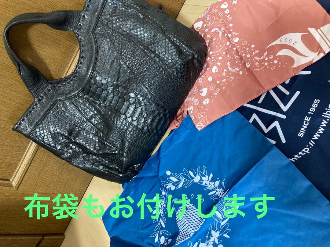 IBIZA イビサ　日本製　パイソンとバッファローのパッチ　懐かしい　一点物
