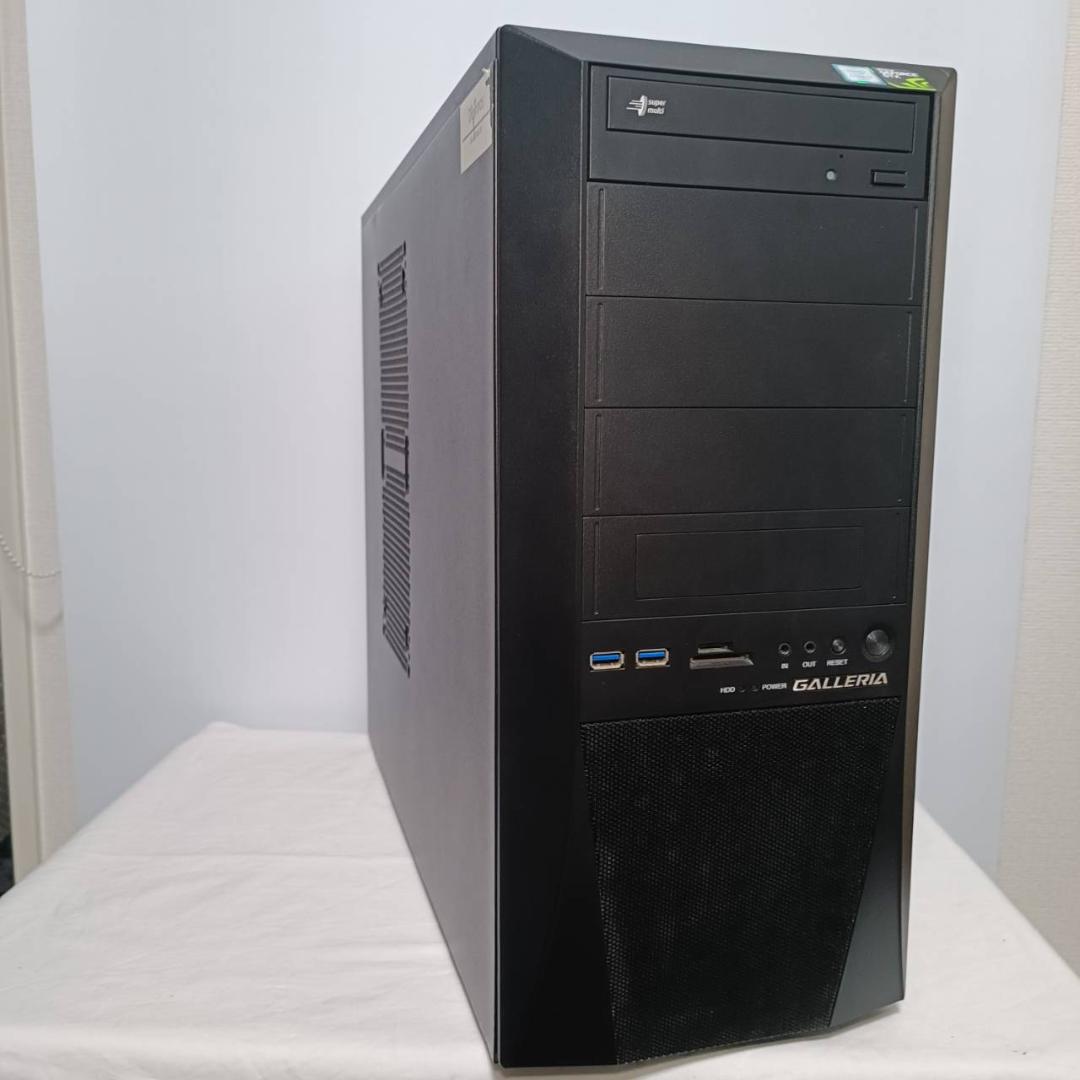 【激安ゲーミングPCフルセット】i7 GTX1070Ti GALLERIA