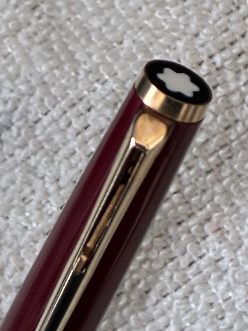 ◾️MONT BLANC モンブラン◾️ハンマートリガー式ボールペン◾️ボルドー色◾️