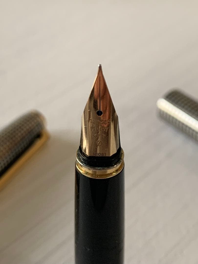 PILOT パイロット スターリングシルバー 万年筆 14Kペン先