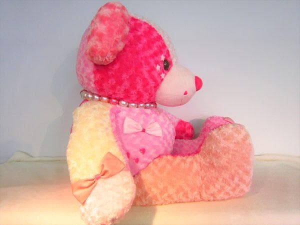 KAWAII ピンクのクマのぬいぐるみ モモ　２Lサイズ98cm クリスマス