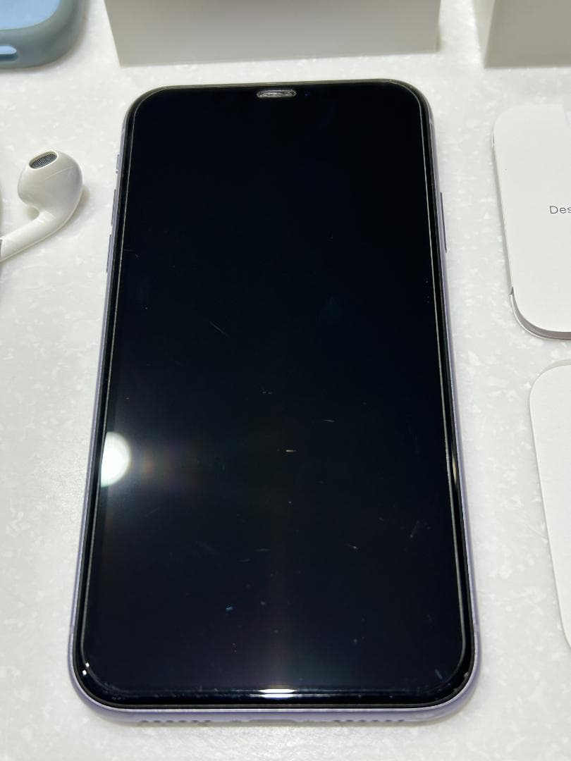 Apple iPhone 11 パープル 本体と付属品