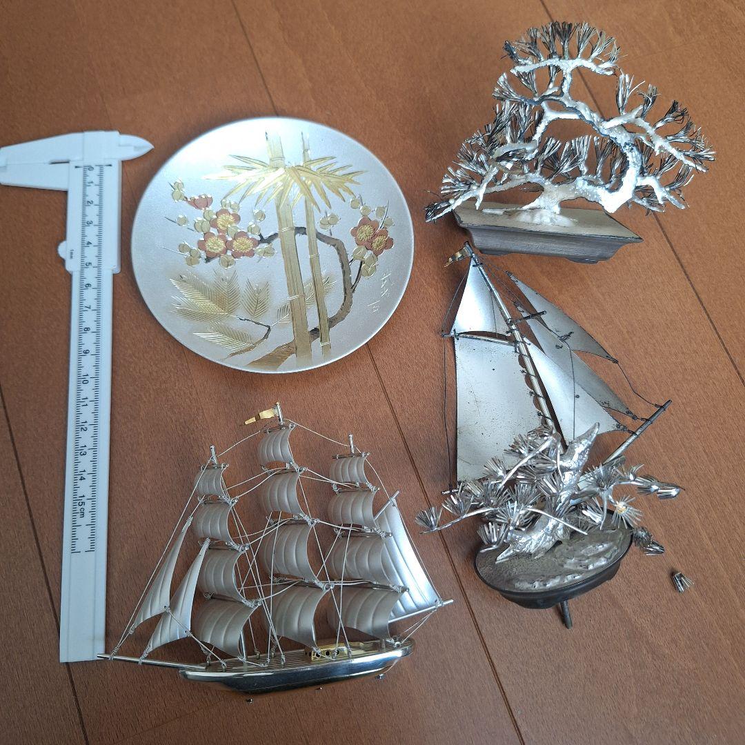 銀製工芸品　まとめ 300g　Silver 潰し　シルバー