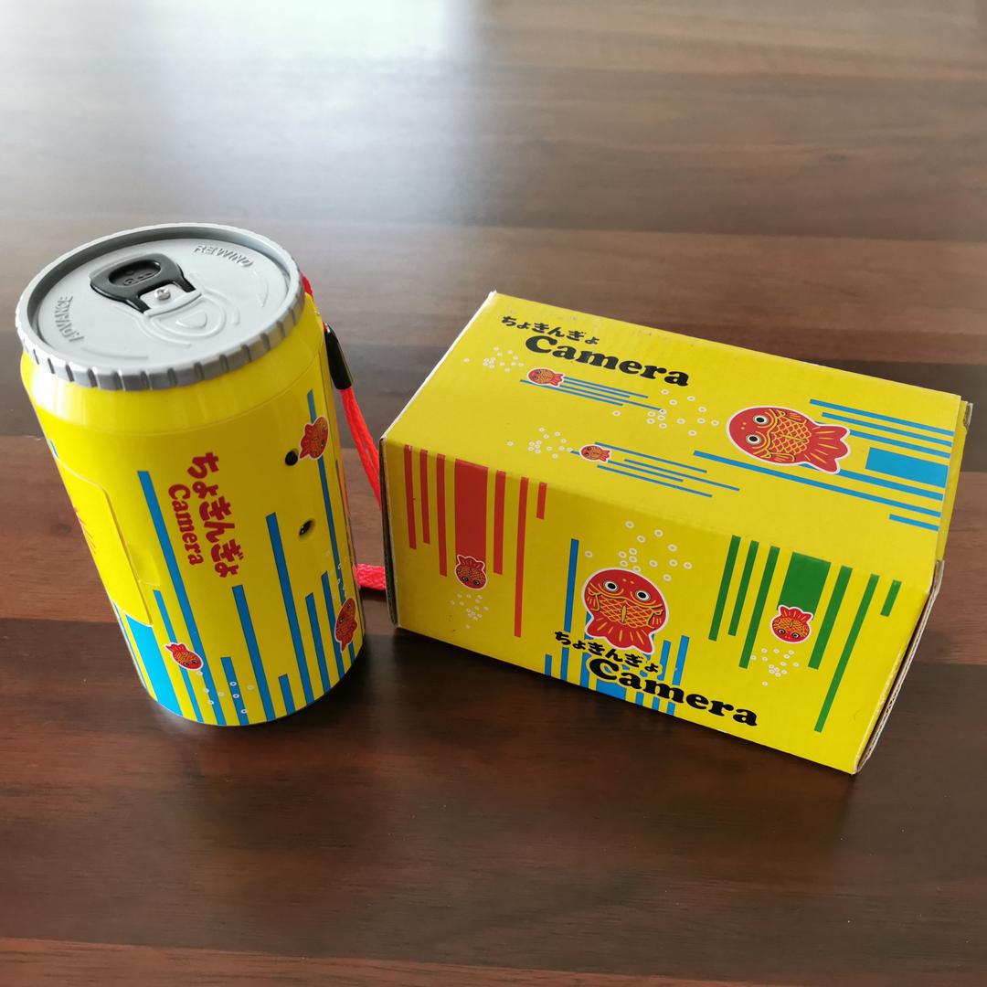 ちょきんぎょ カメラ ジュース缶