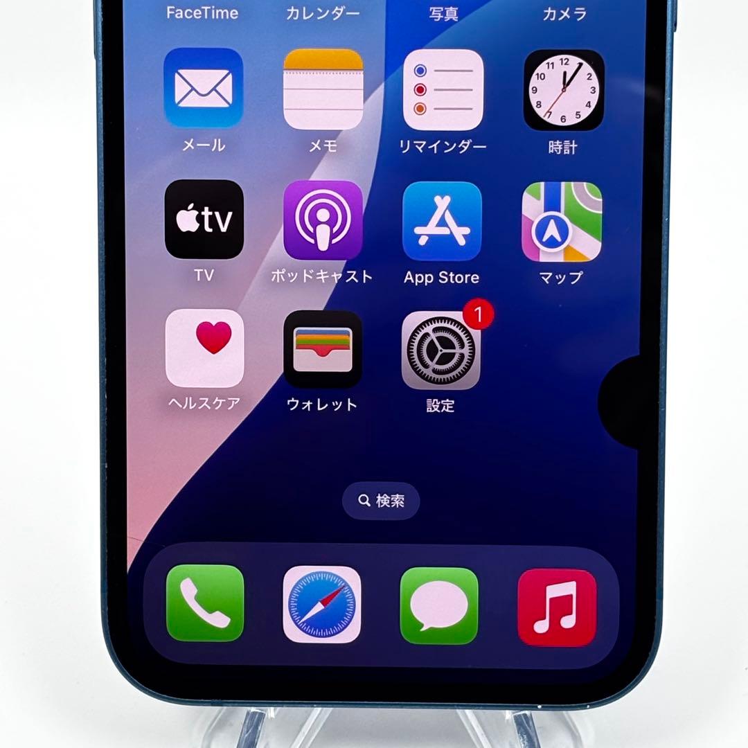 【ジャンク】iPhone 13 256GB ブルー カメラ不良 液晶表示不良