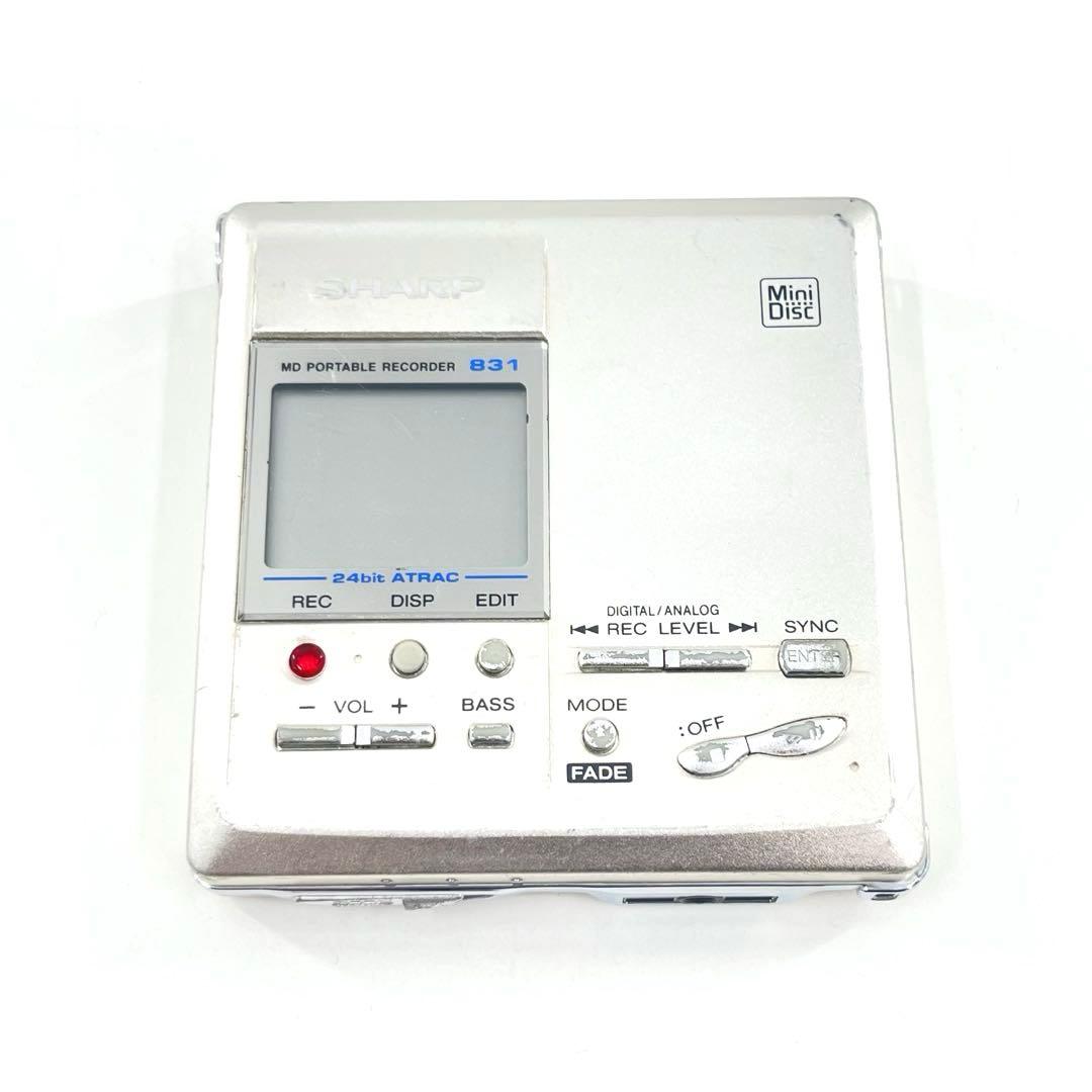 SHARP MDウォークマン MDレコーダー MD-MT831 動作確認済