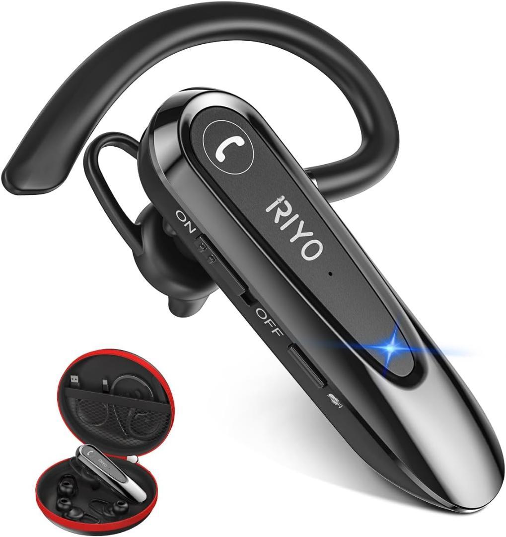 Bluetooth ヘッドセット 片耳 耳掛け式 ノイズキャンセリング