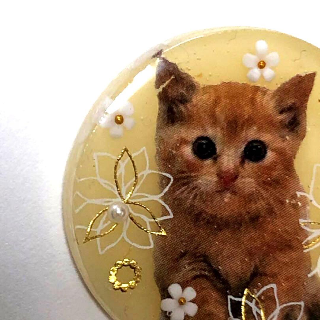レジンヘアゴムNO.295おすまし猫ちゃん