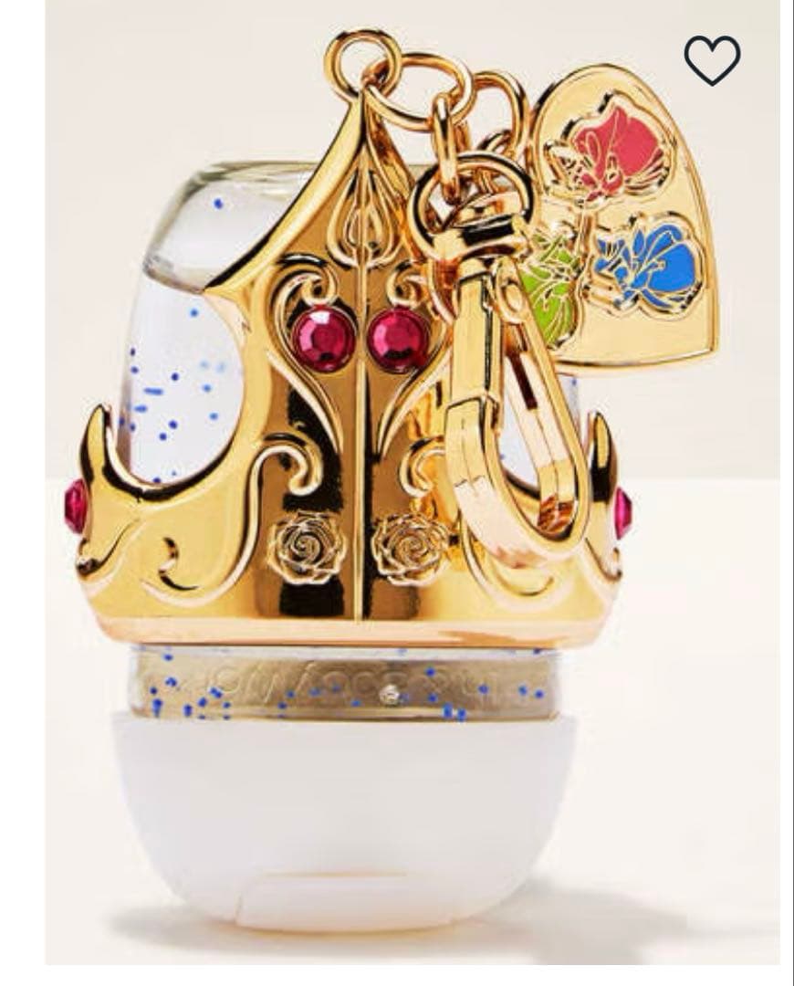 Disney Princess 王冠型キーホルダー　バスアンドボディワークス