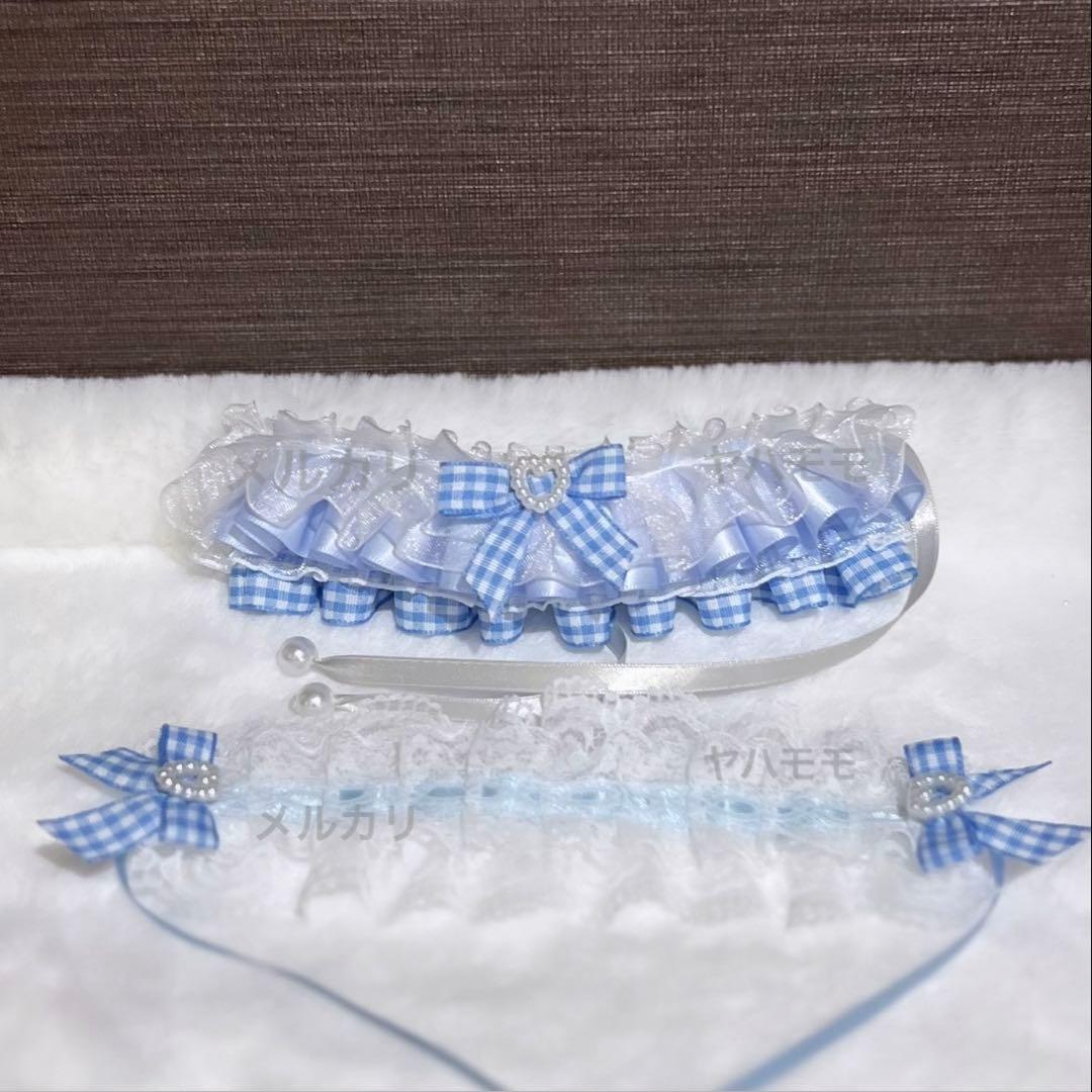 ★ ぬい服 フリルドレス ヘッドドレスセット 4点おまとめ