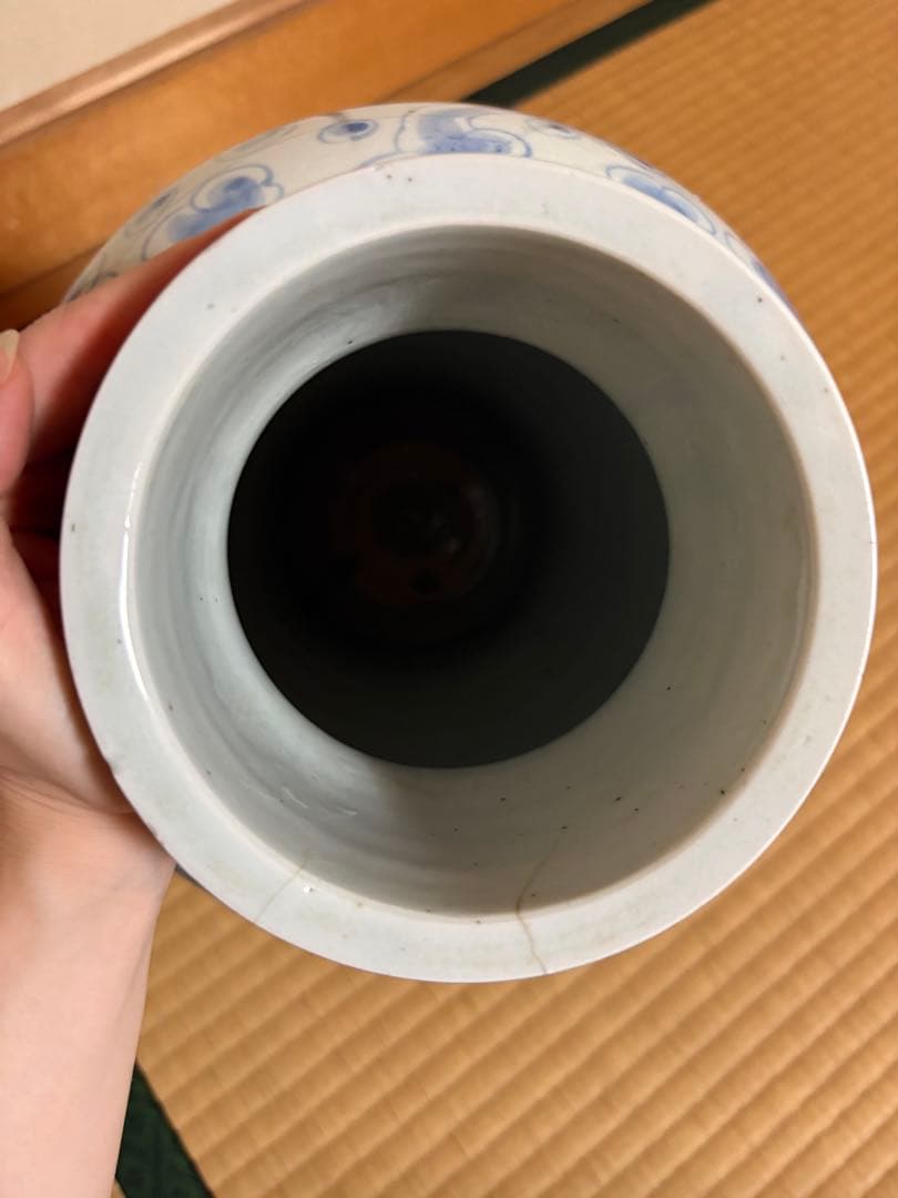 龍　壺　置物