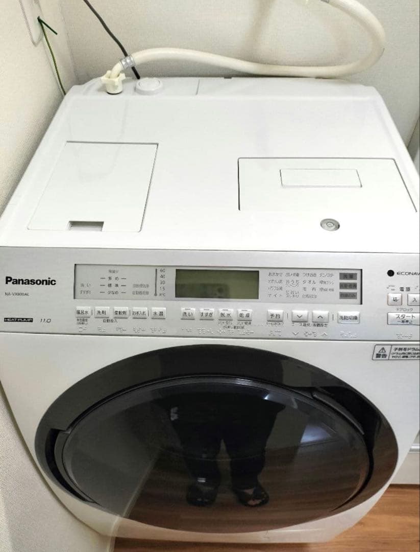 パナソニック★ドラム式洗濯機　NA-VX800AL-W