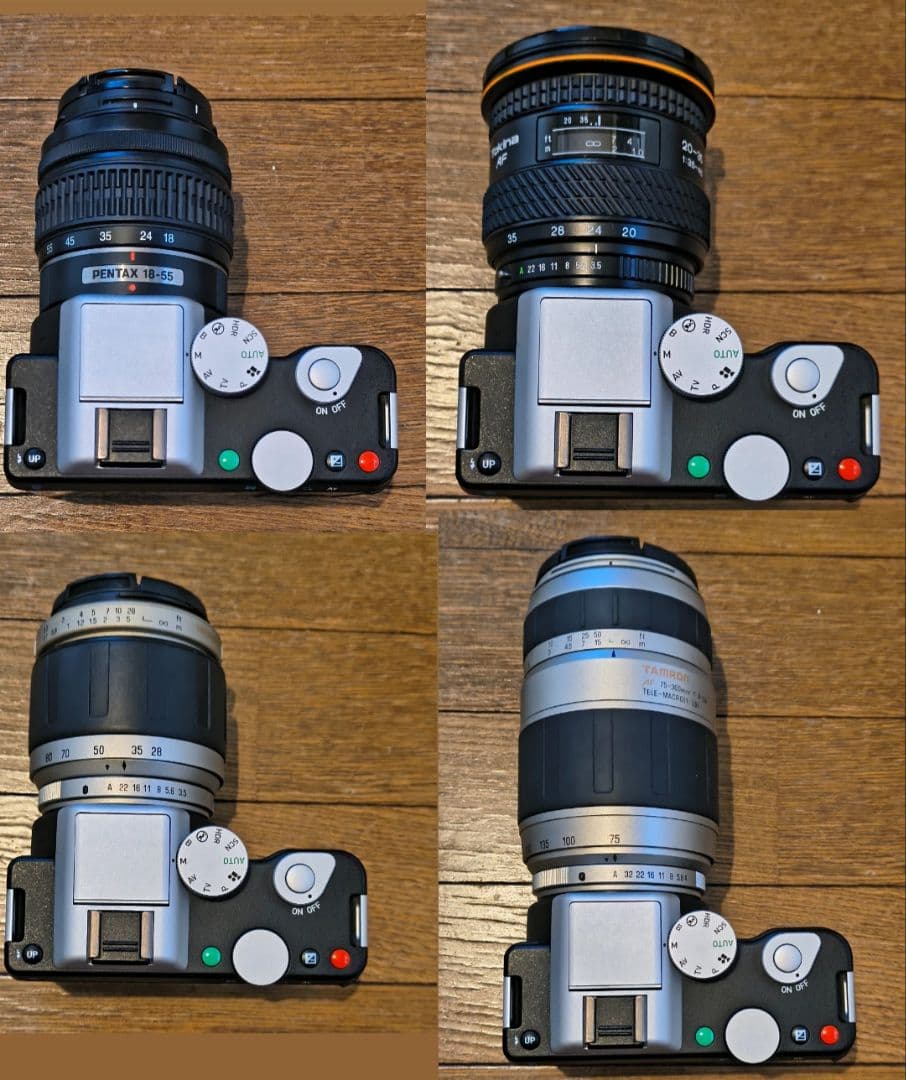 【レンズ4本セット】美品PENTAX K-01 元箱付