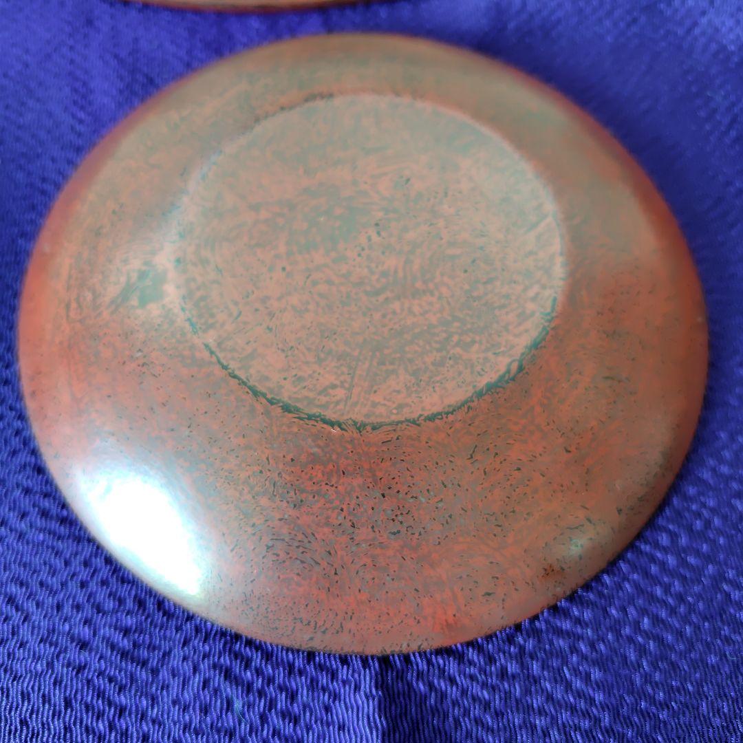 鎌倉彫？菓子器盛皿1枚と小皿５枚　 獅子と手毬図　光山　箸と菓子きり付き