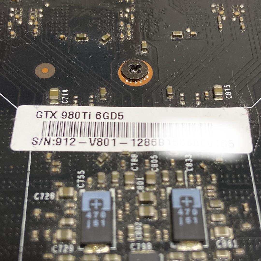 グラフィックボード・グラボ・ビデオカード ASUS GeForce GTX980TI6GD5