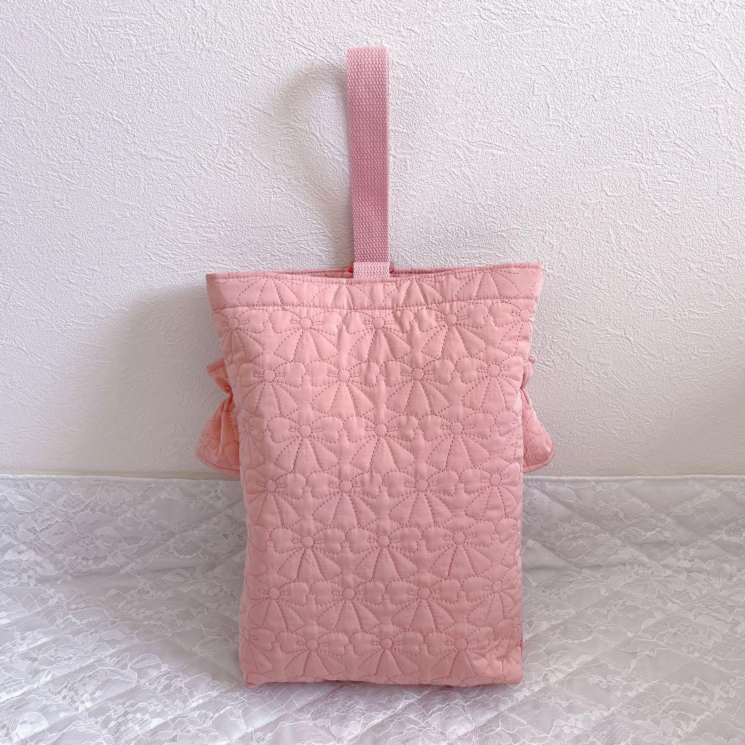 レッスンバッグ.体操服入れ.上靴袋3点セット♡リボン柄キルティング現品限り‼︎