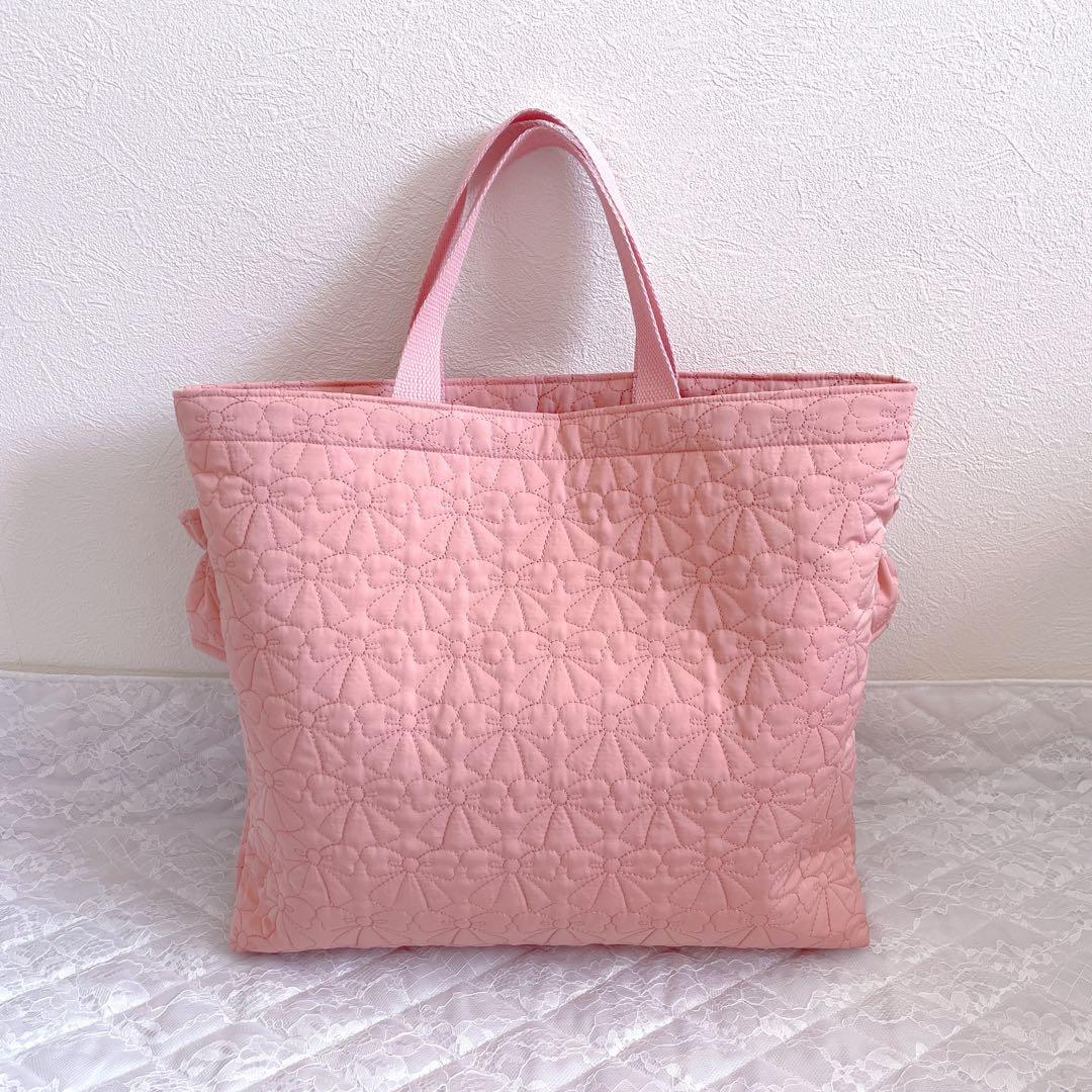 レッスンバッグ.体操服入れ.上靴袋3点セット♡リボン柄キルティング現品限り‼︎