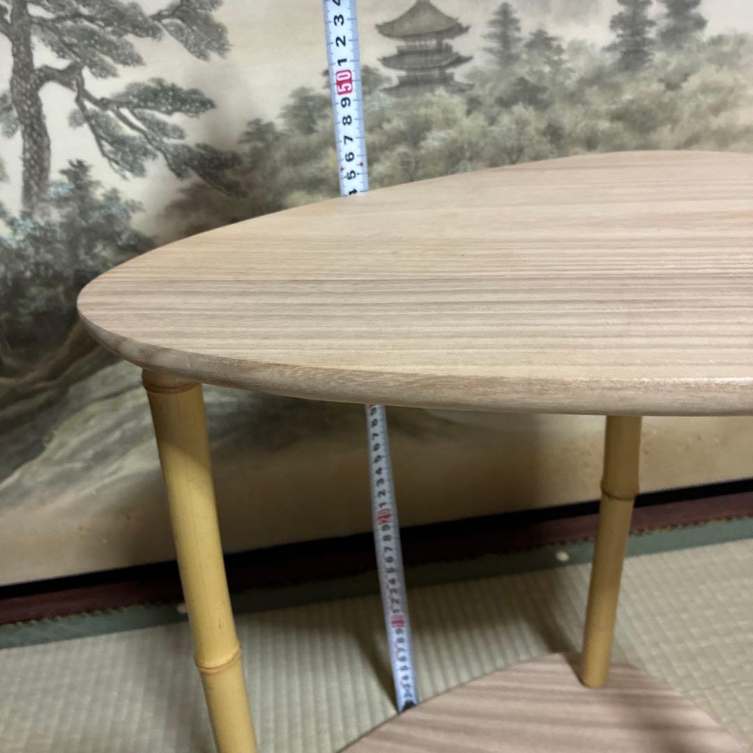 茶道具☆蛤卓 淡々斎好写 組立式 お茶道具／共箱
