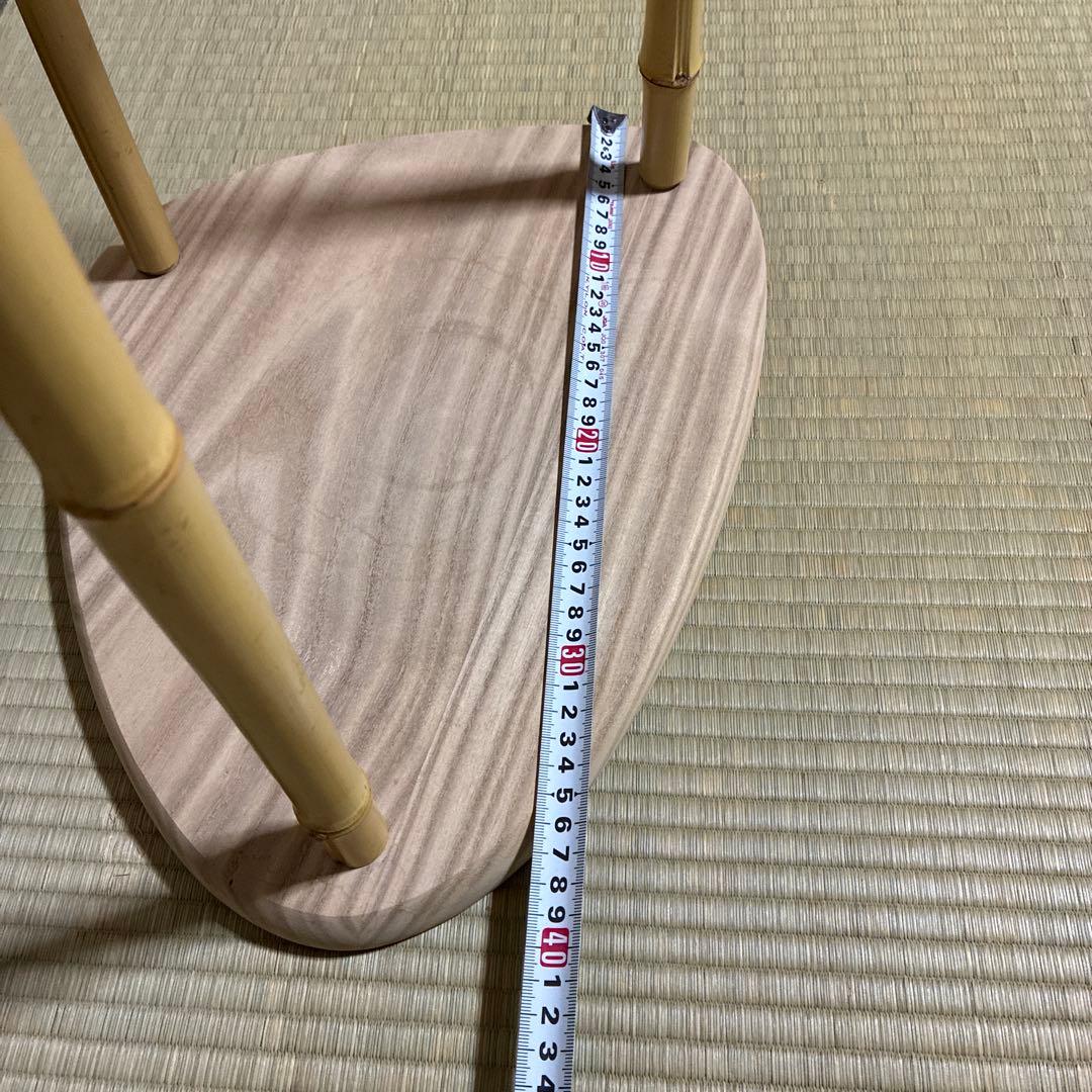 茶道具☆蛤卓 淡々斎好写 組立式 お茶道具／共箱