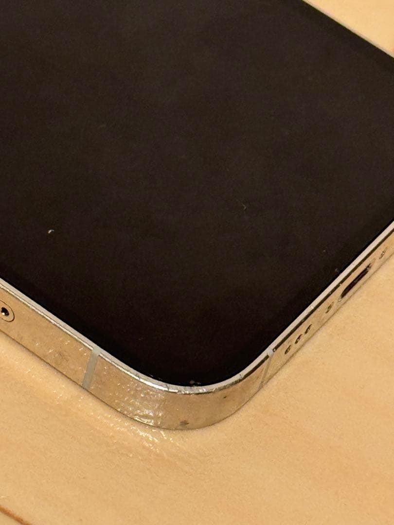 iPhone12Pro128GB純正バッテリー100シルバー新品フィルム一枚