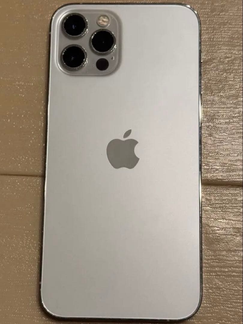 iPhone12Pro128GB純正バッテリー100シルバー新品フィルム一枚