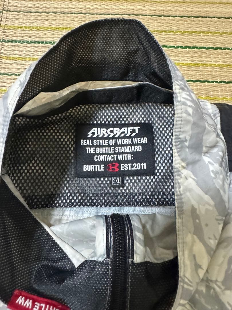AIRCRAFT ファン付き空調服 グレー・ブラック　3XL