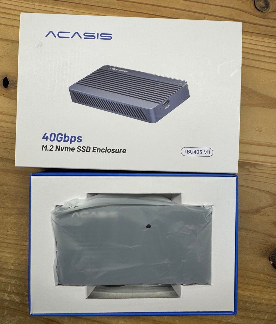 外付けハードディスク・ドライブ ACASIS TBU405 Thunderbolt 40Gbps nvme