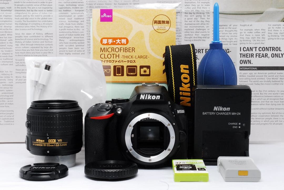 Wi-Fi搭載❤️Nikon D5500❤️ショット数少✨超高画質✨デジタル一眼レフ
