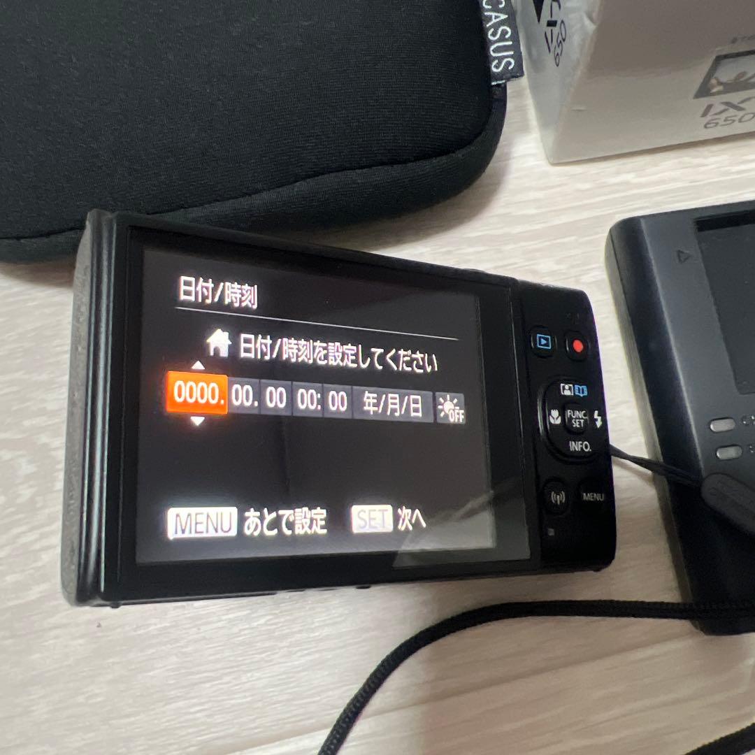 山内さま専用Canon IXY 650 ブラック Wi-Fi 箱付き 付属品