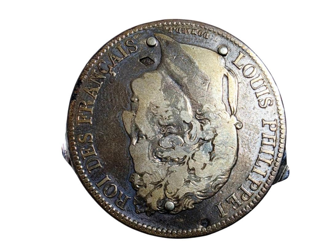 【極希少】エルメス ELOI社製 5フラン銀貨 ナイフ 1837年 箱付