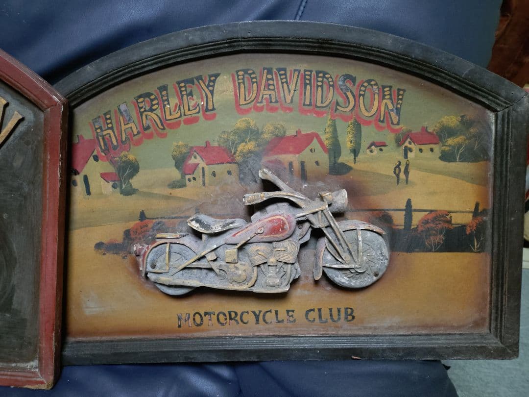 ハーレーダビッドソン バイクレリーフ 3点セット