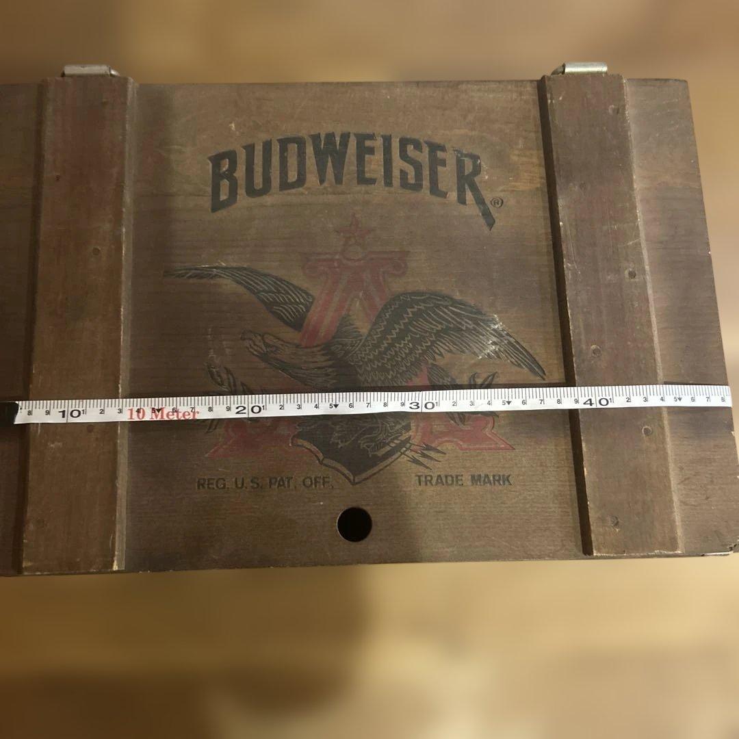 Budweiser ヴィンテージ木製ボックス　ビールボックス　1876 大サイズ