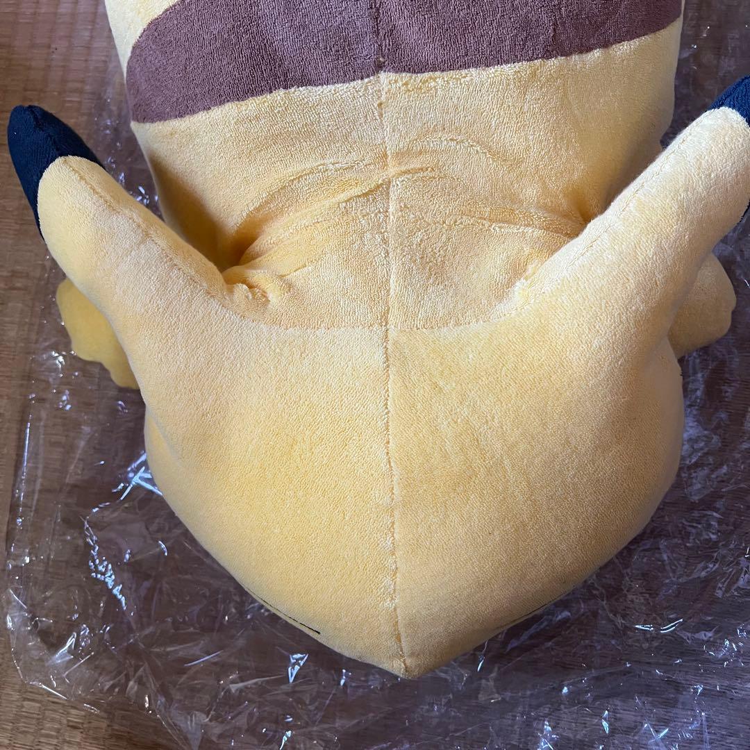 【タグ付き】おっきくなったくたくたピカチュウ　ぬいぐるみ　TOMY レトロ
