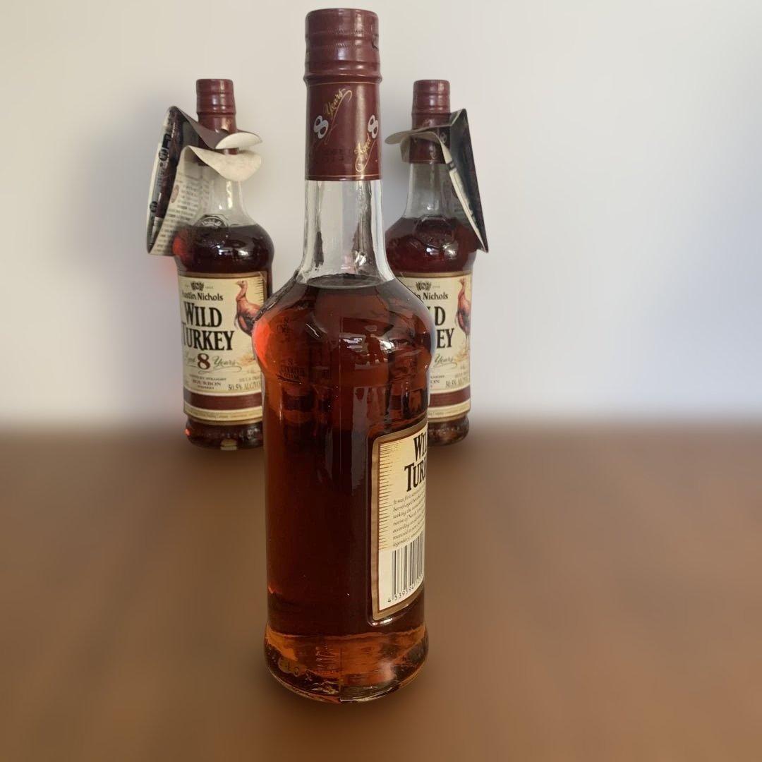 Wild Turkey 8年 50.5% ウイスキー3本セット