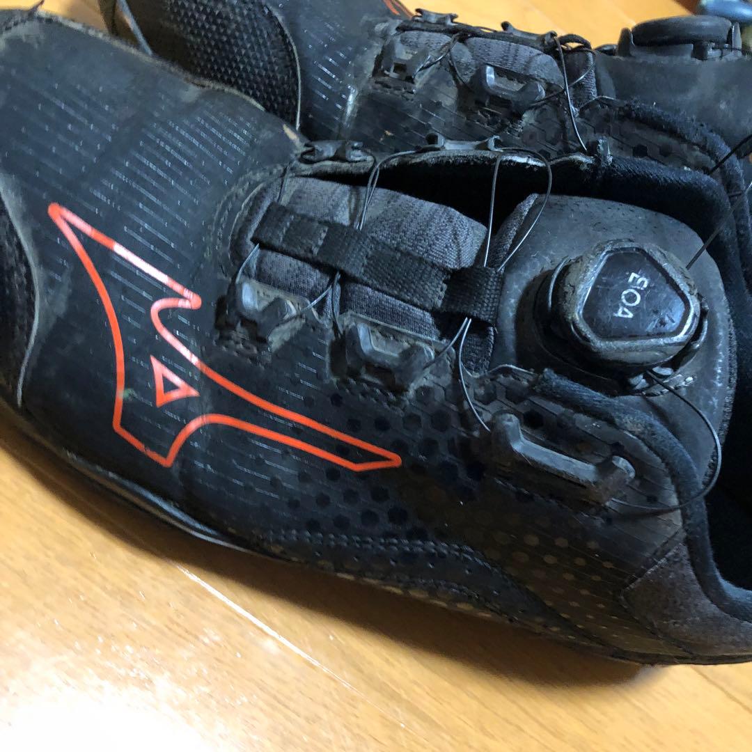 Mizuno BOAシステム 安全靴 ブラック/オレンジ
