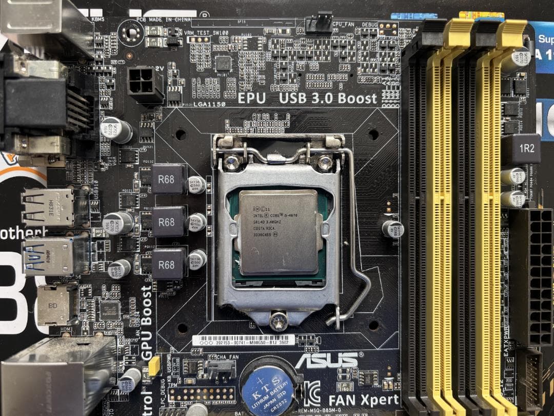 その他 ASUS B85M INTEL I5-4670 GTX770 2GB + RAM