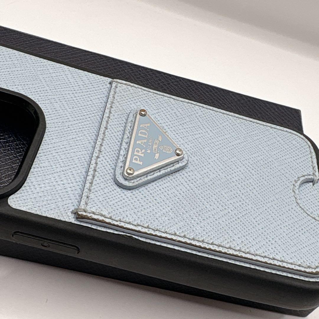 箱あり✨PRADA iPhoneケース iPhone15PRO レザー