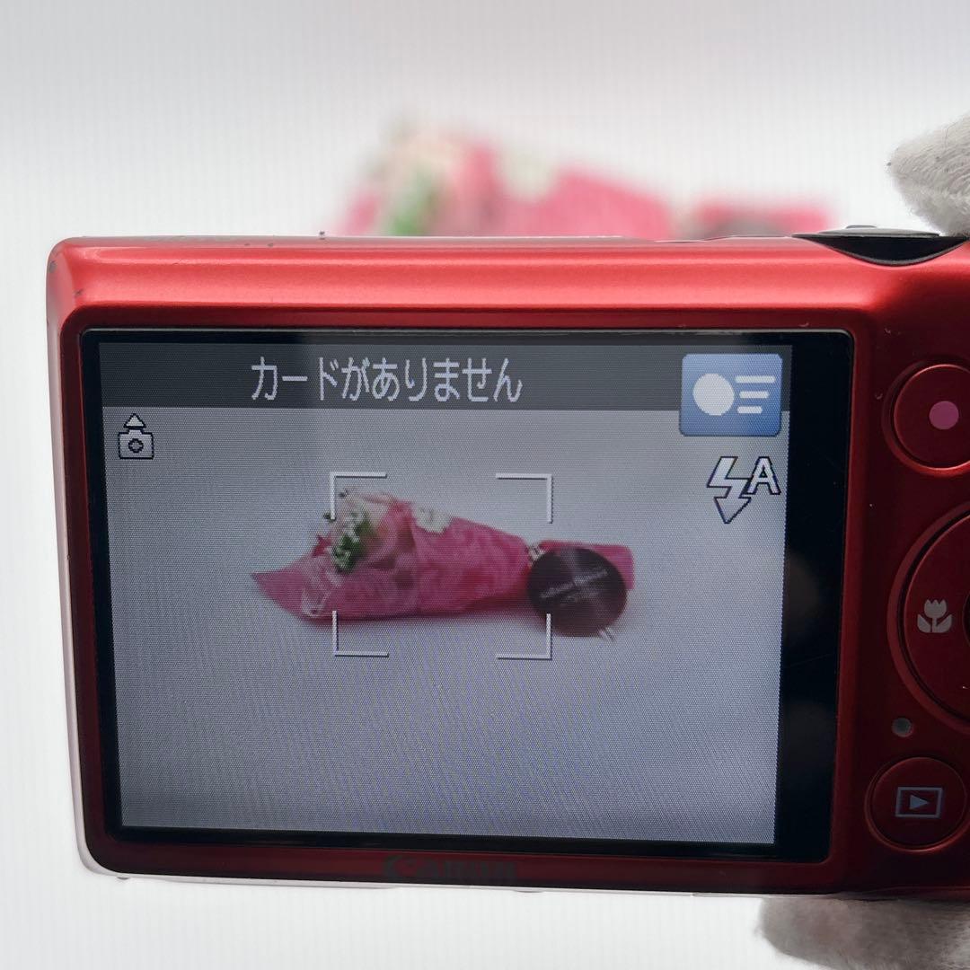 Canon IXY 410F コンパクトデジタルカメラ レッド 動作品 付属品有