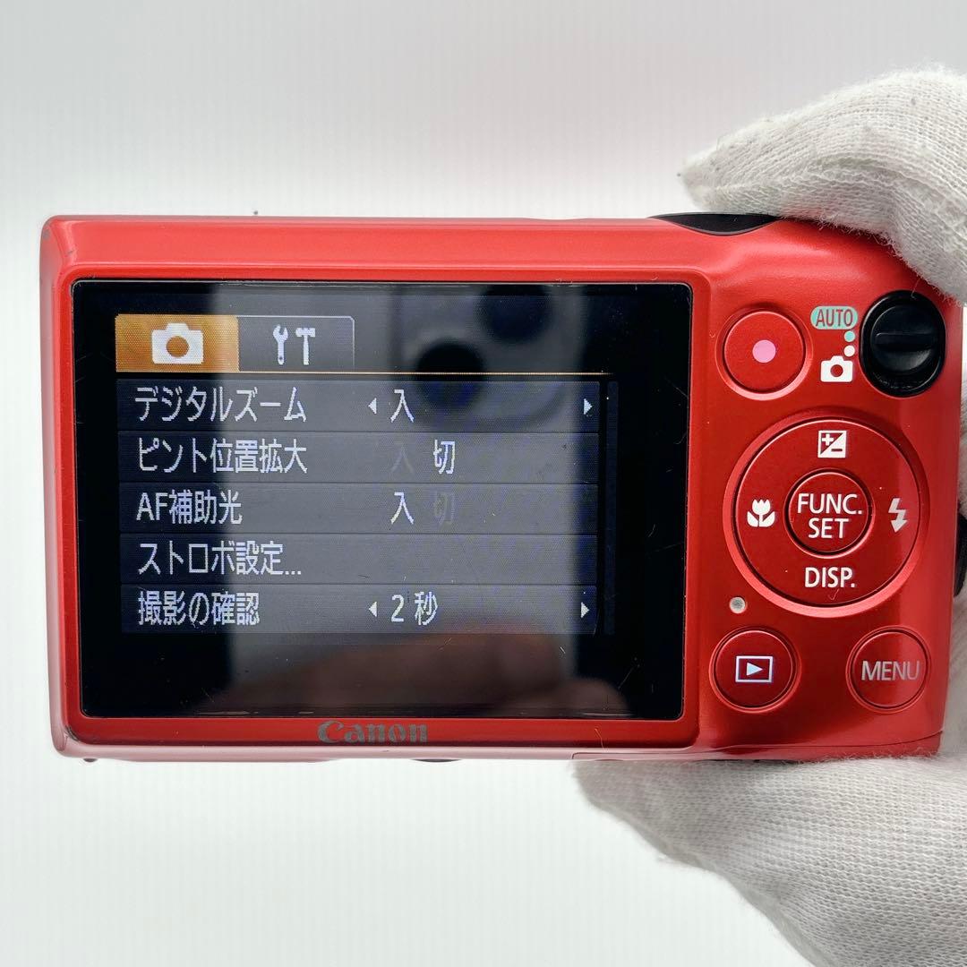 Canon IXY 410F コンパクトデジタルカメラ レッド 動作品 付属品有