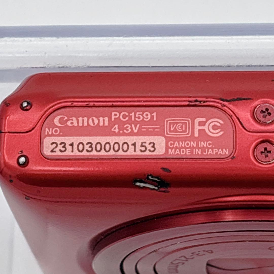 Canon IXY 410F コンパクトデジタルカメラ レッド 動作品 付属品有
