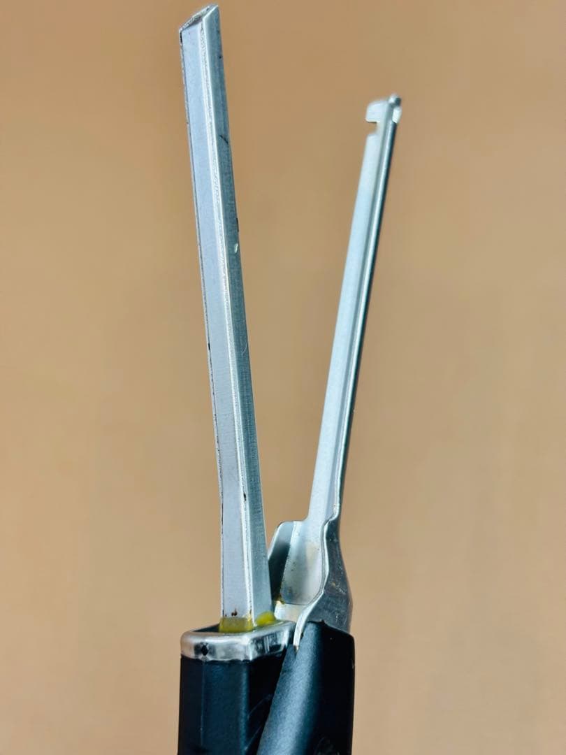 超美品　LENZ α-4レンツアイロン 5角 4ミリ　理容アイロン