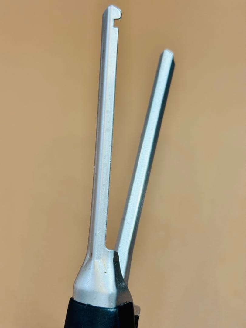 超美品　LENZ α-4レンツアイロン 5角 4ミリ　理容アイロン
