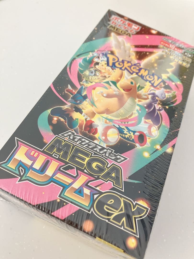 ポケモンカードゲーム MEGAドリームEX 10パック入り シュリンク付き