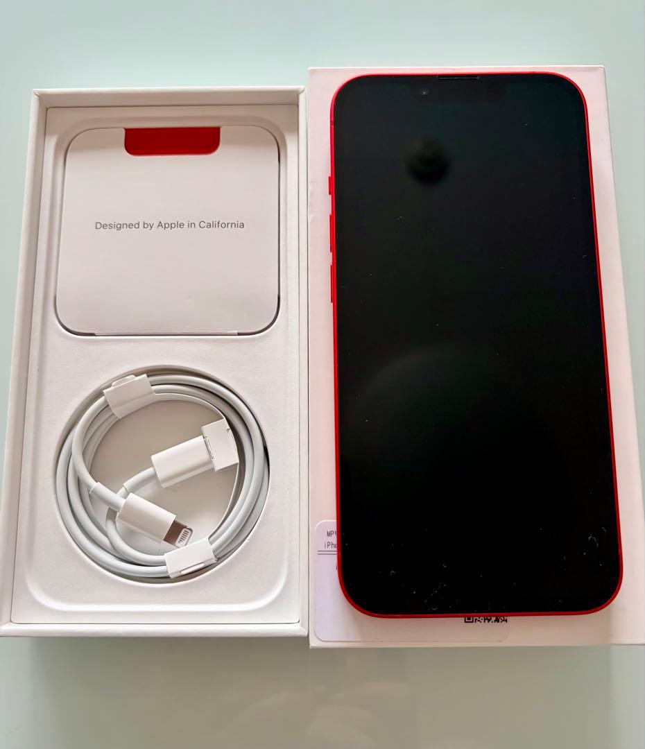 Apple iPhone 14 (PRODUCT)RED 本体