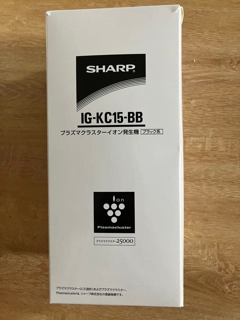 SHARP IG-KC15-BB 空気清浄機 ブラック