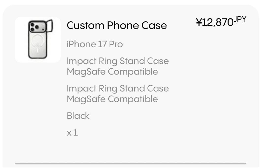 CASETiFY iPhone17proスマホケース インパクトリングスタンド