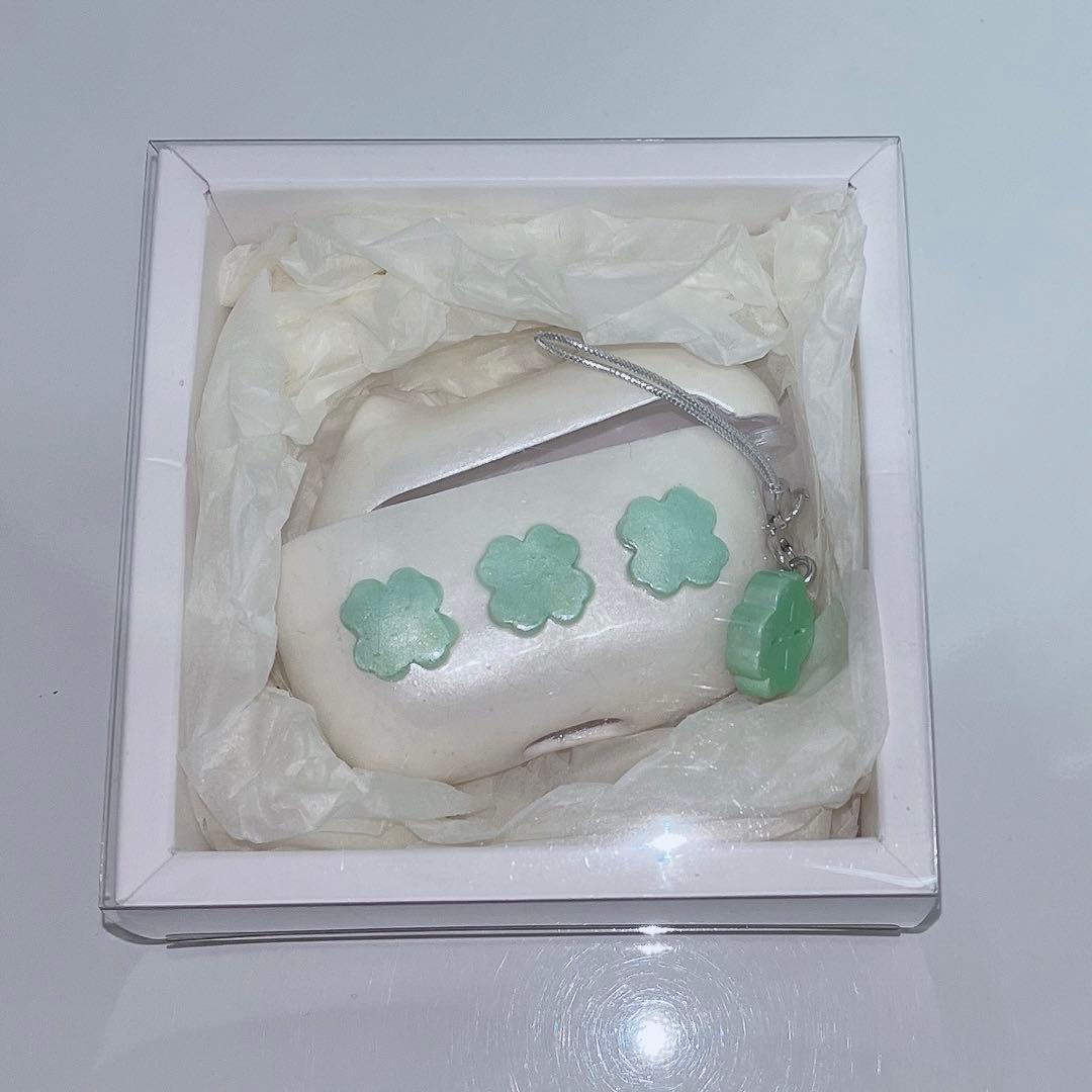 kohoy AirPods pro 1 2 ケース　クローバー　ウィッシュコア