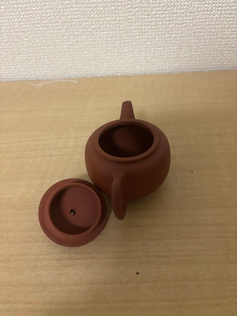 常滑焼　朱泥　陶器急須 約8cm
